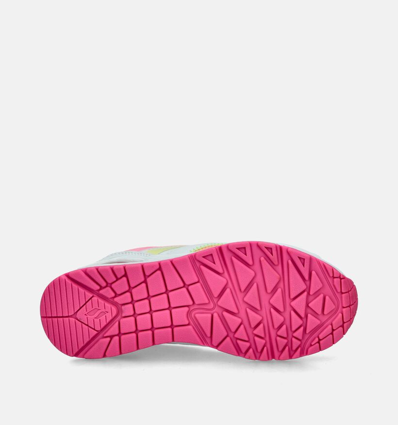 Skechers Uno Gen1Color Surge Witte Sneakers voor meisjes (350336) - geschikt voor steunzolen