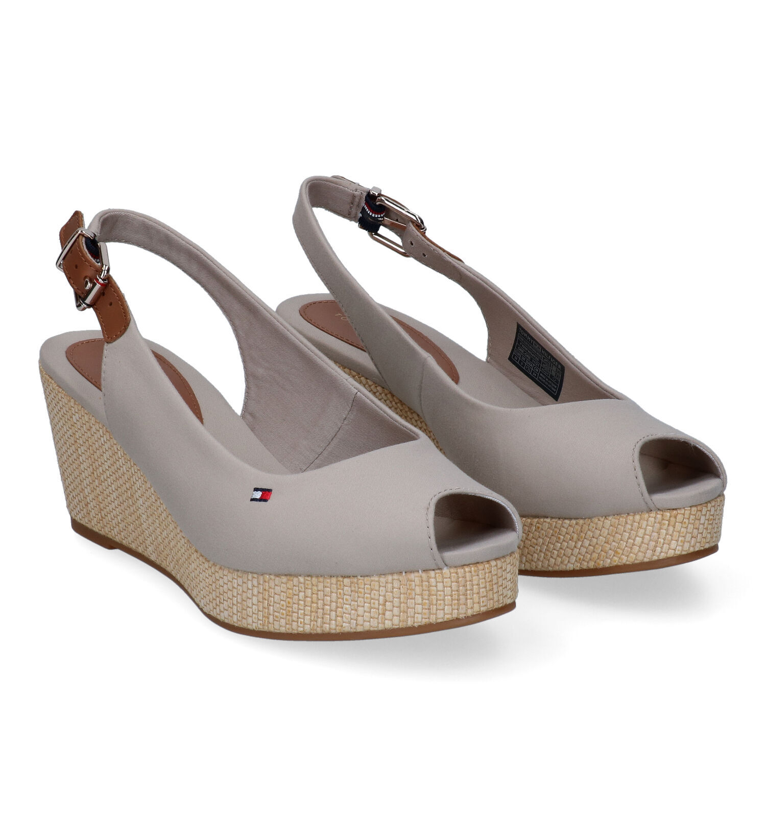 Tommy Hilfiger Iconic Elba Beige Sandalen Dames Sandalen