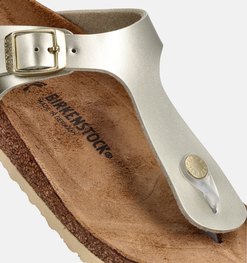 Birkenstock Gizeh Gouden Slippers voor meisjes (368476)