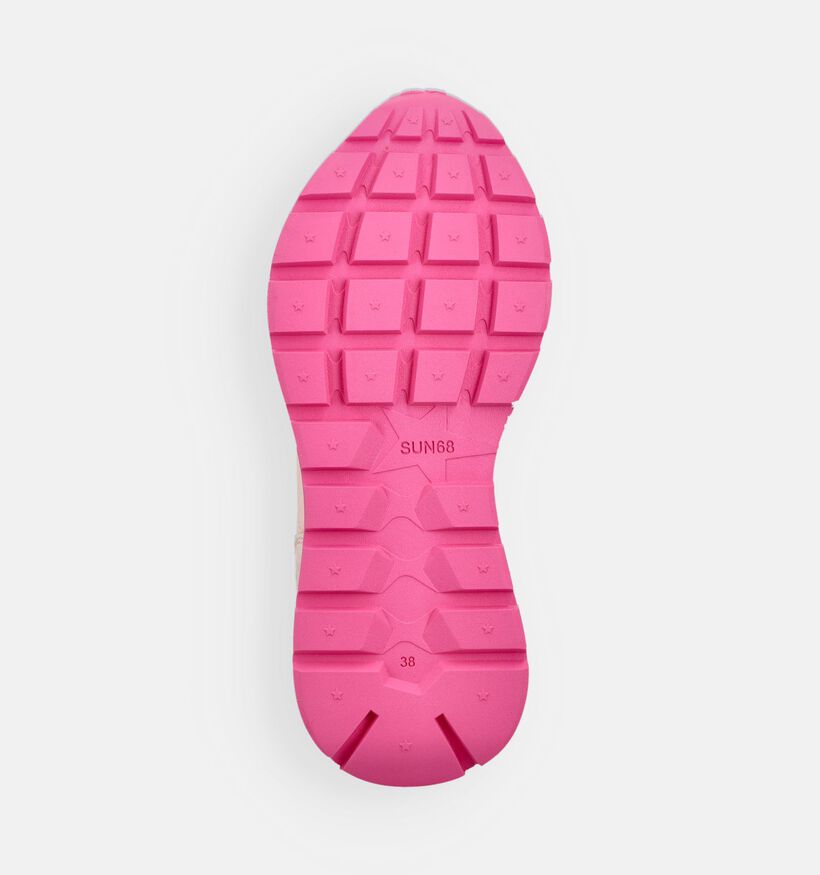Sun68 Ally Solid Nylon Roze Sneakers voor dames (368707) - geschikt voor steunzolen