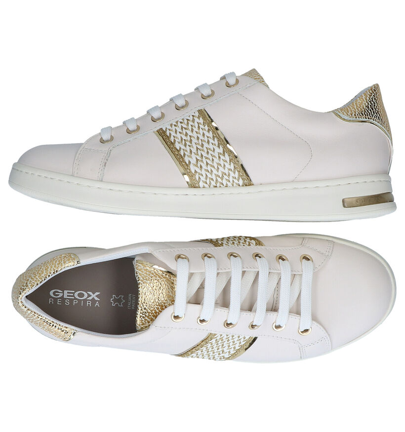 Geox Jaysen Chaussures à lacets en Blanc en cuir (285582)