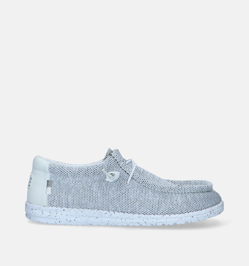 HEYDUDE Wally Sox Mocassins en Gris pour hommes (336713) - pour semelles orthopédiques