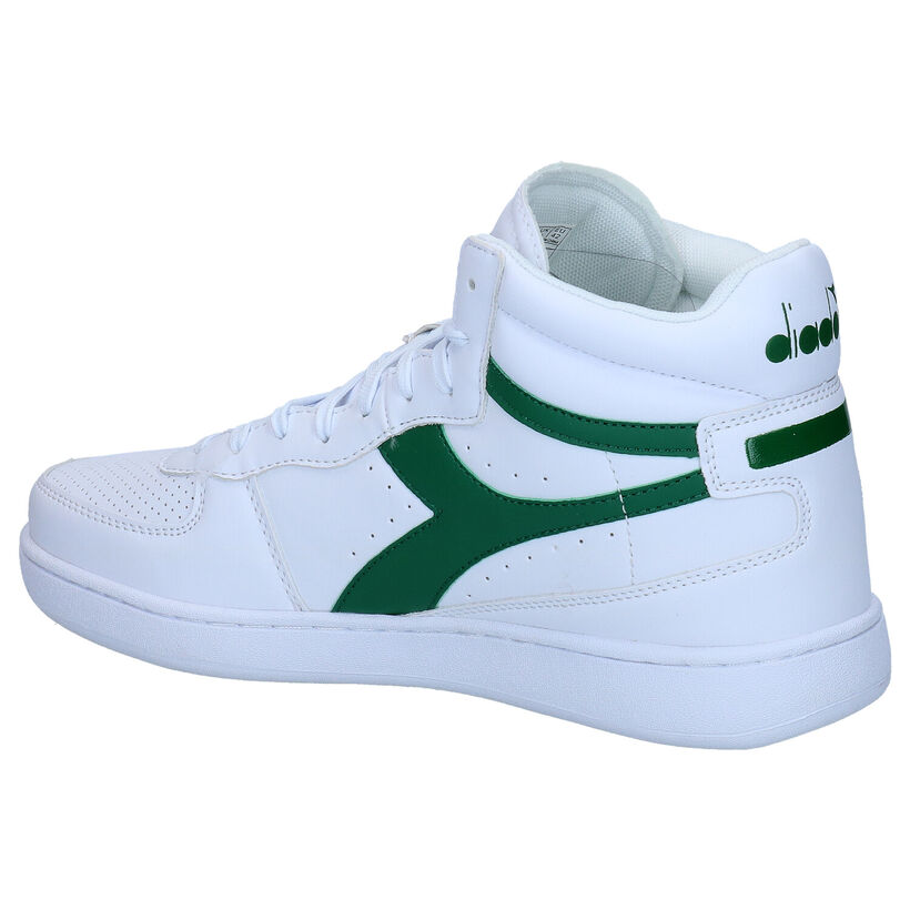 Diadora Playground Witte Sneakers in kunstleer (277675)