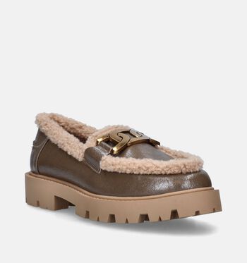 La Strada Chaussures plates Taupe