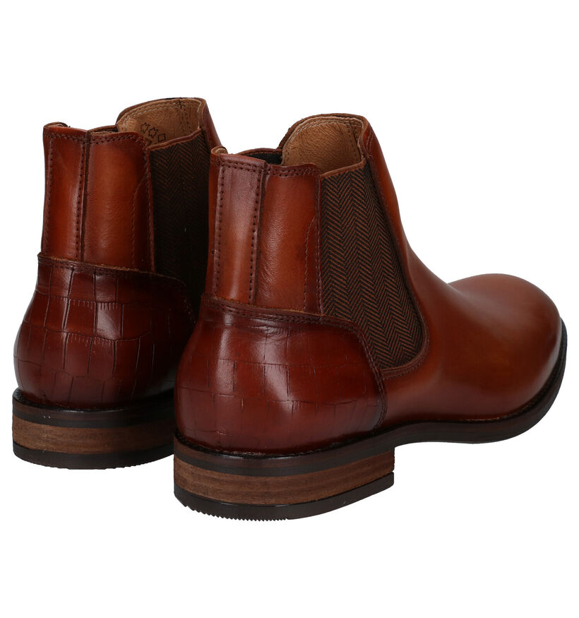 Scapa Cognac Chelsea Boots in leer (281335)