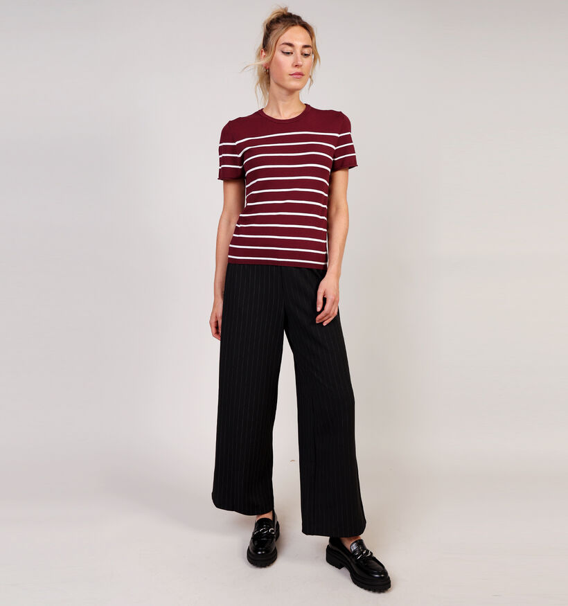 comma casual identity Pull en Bordeaux pour femmes (364469)