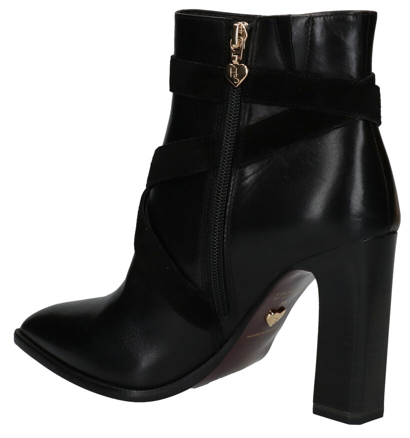 Tamaris Heart & Sole Taupe Enkellaarzen in leer (280967)