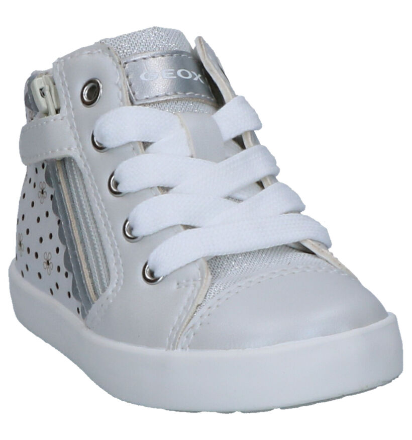 Geox Chaussures hautes en Blanc en cuir (265772)