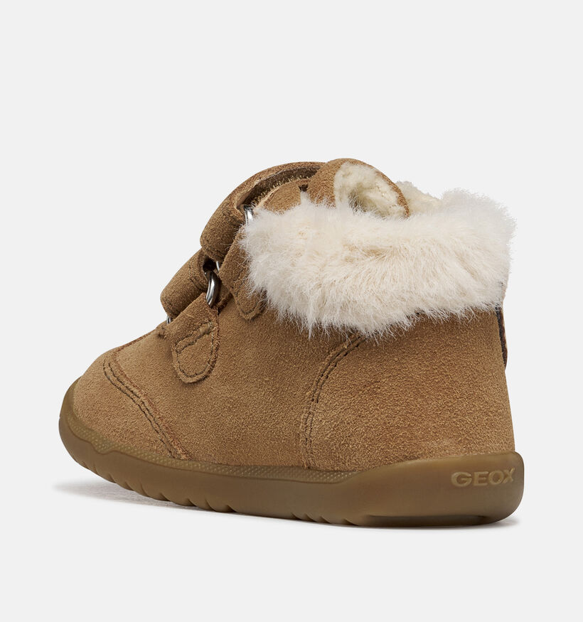 Geox Macchia Bruine Babyschoenen voor meisjes (376249) - geschikt voor steunzolen