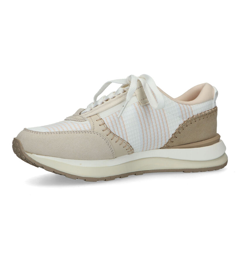 Tamaris Ecru Sneakers voor dames (320530) - geschikt voor steunzolen