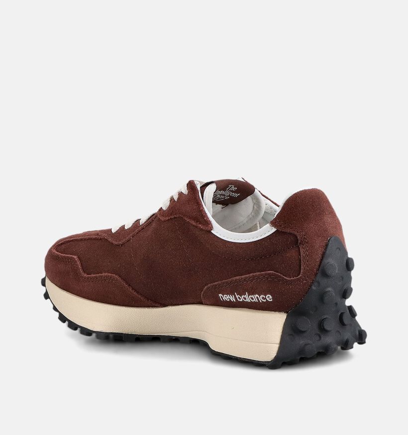 New Balance 327 Donkerbruine Sneakers voor dames (374984) - geschikt voor steunzolen