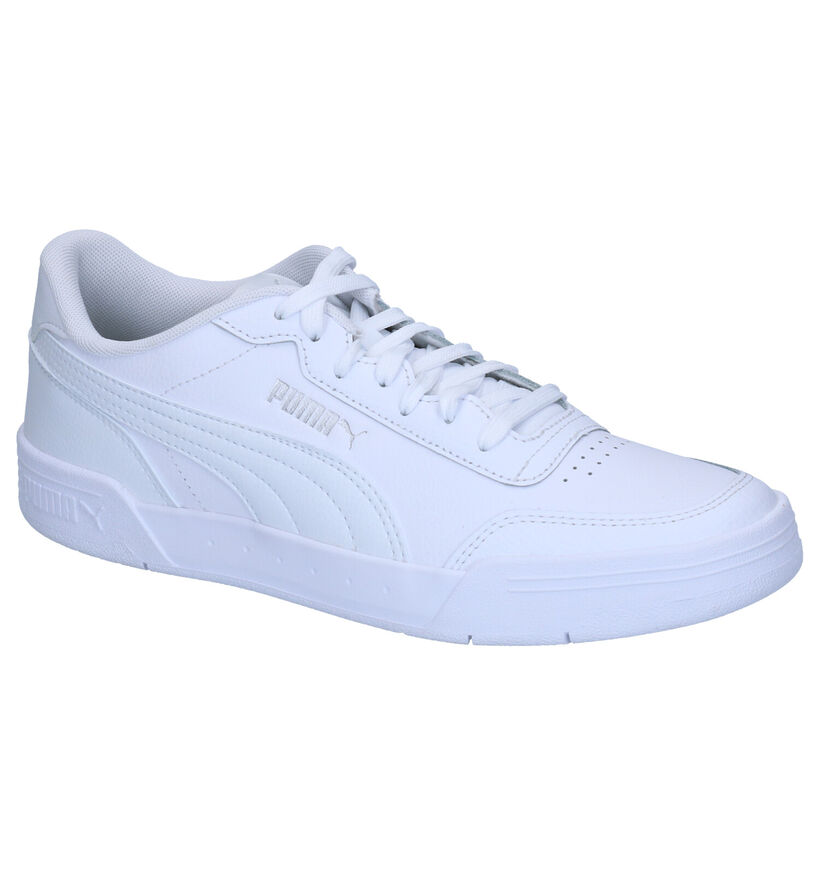 Puma Caracal Witte Sneakers in kunstleer (276735)
