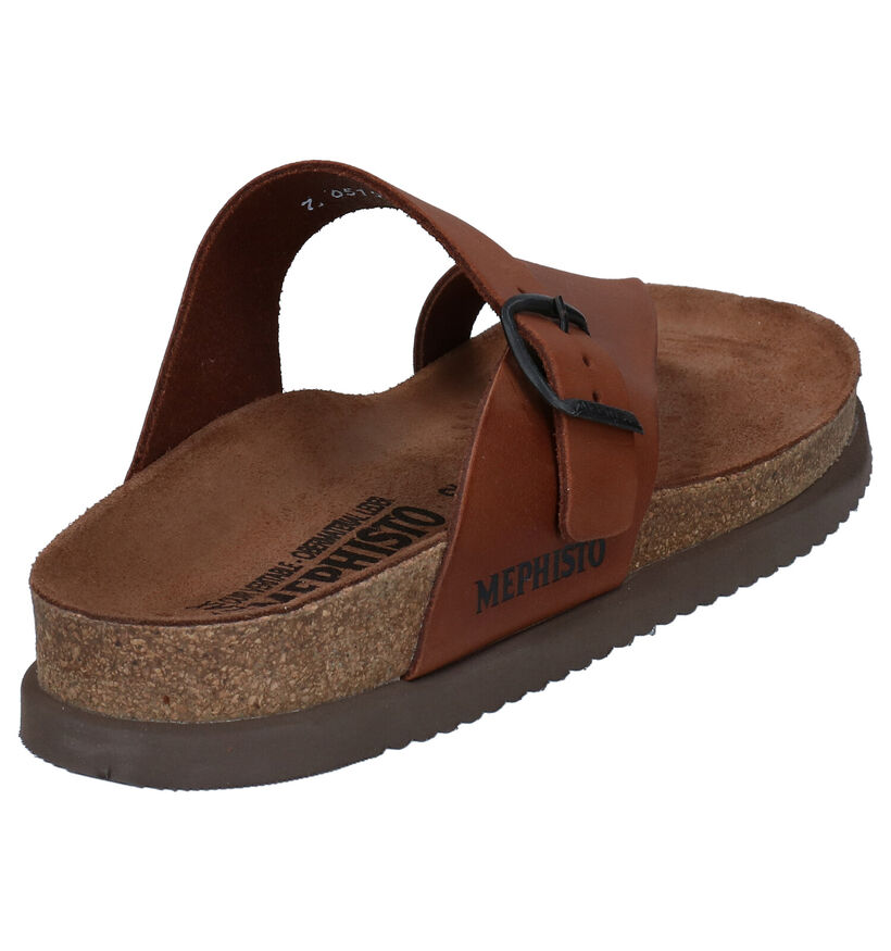 Mephisto Niels Cognac Teenslippers in leer (287405)