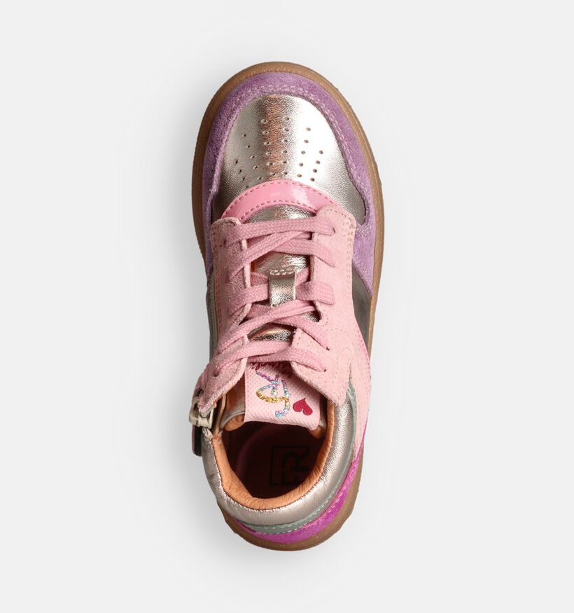 FR by Romagnoli Roze Hoge Sneakers voor meisjes (362374) - geschikt voor steunzolen