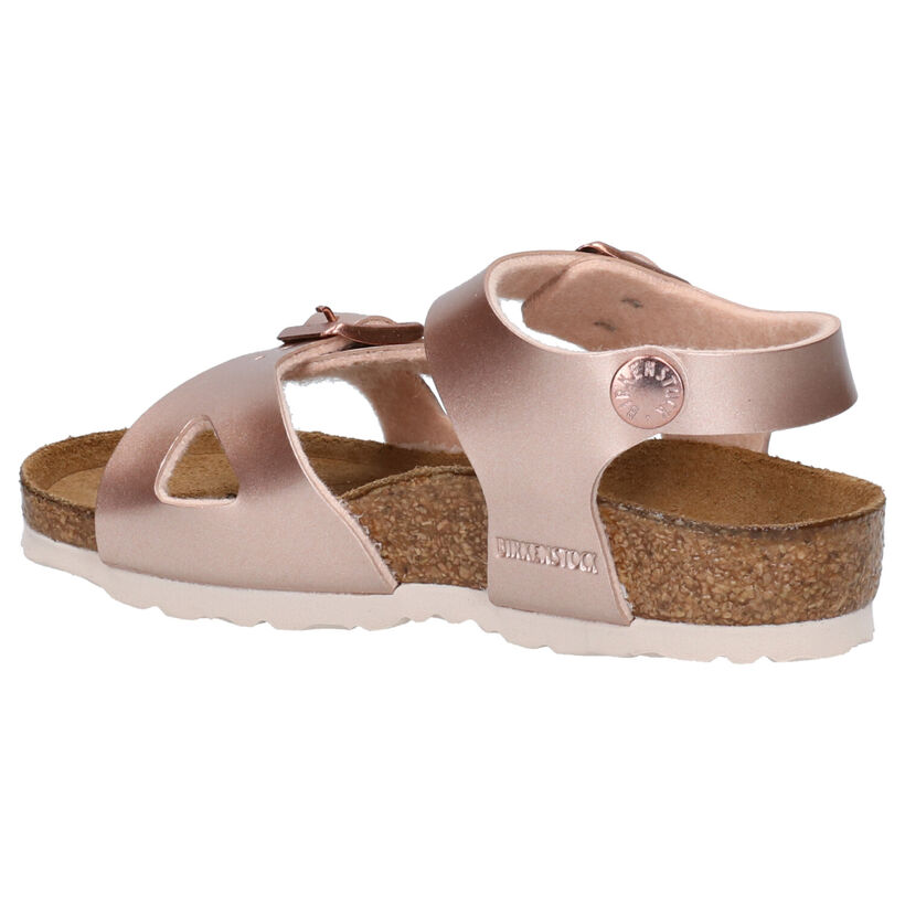 Birkenstock Rio Rose Gold Sandalen voor meisjes (338101)