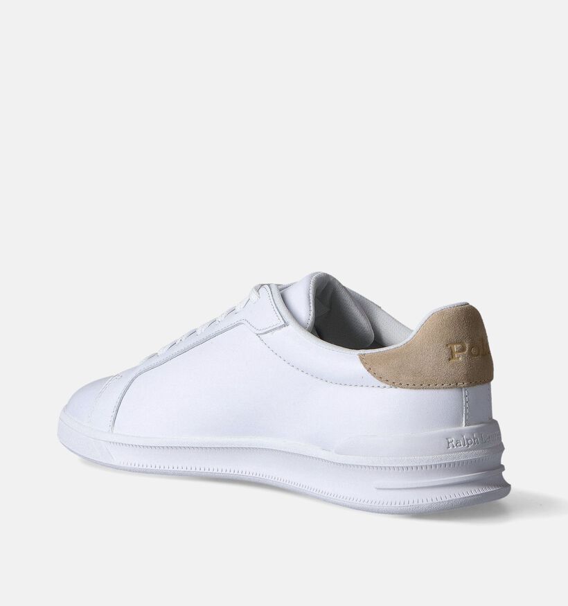 Polo Ralph Lauren HRT Court II Chaussures à lacets en Blanc pour hommes (350918)