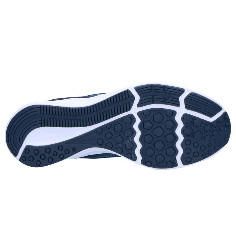 Nike Downshifter Baskets en Bleu en textile (261656)