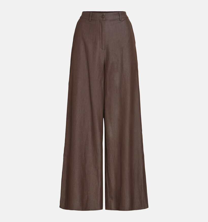 Vila Ofala Donkerbruine Geklede Broek voor dames (378499)