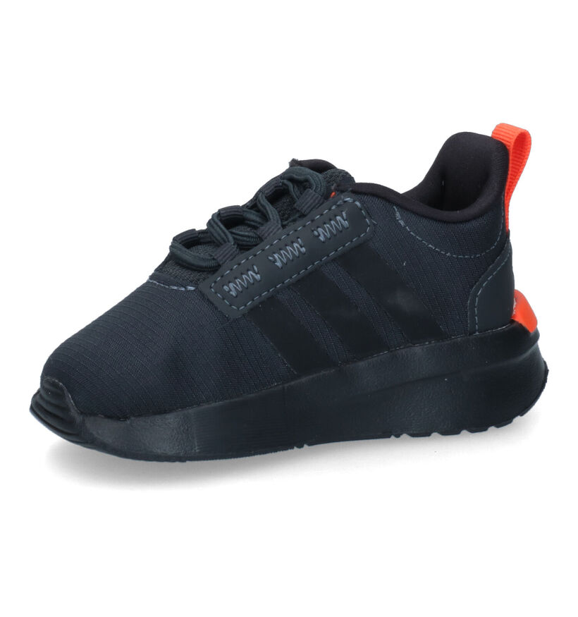 adidas Racer TR21 I Baskets en Noir pour garçons (311321) - pour semelles orthopédiques