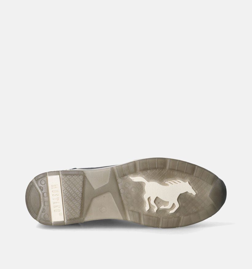 Mustang Grijze Veterschoenen voor heren (351331)
