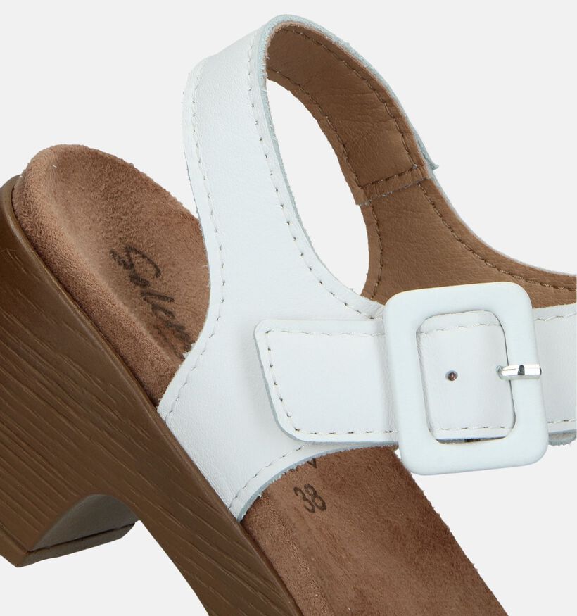 Solemade Luz Sandales pour semelles orthopédiques en Blanc pour femmes (339712) - pour semelles orthopédiques