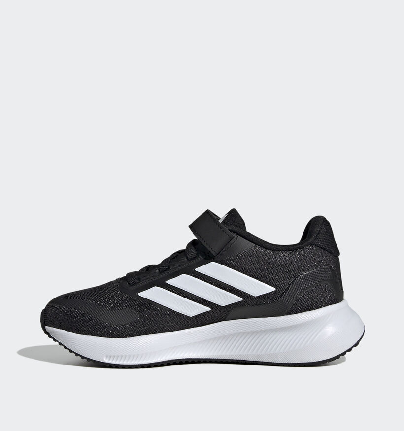 adidas Runfalcon 5 Zwarte Sneakers voor jongens, meisjes (357029) - geschikt voor steunzolen