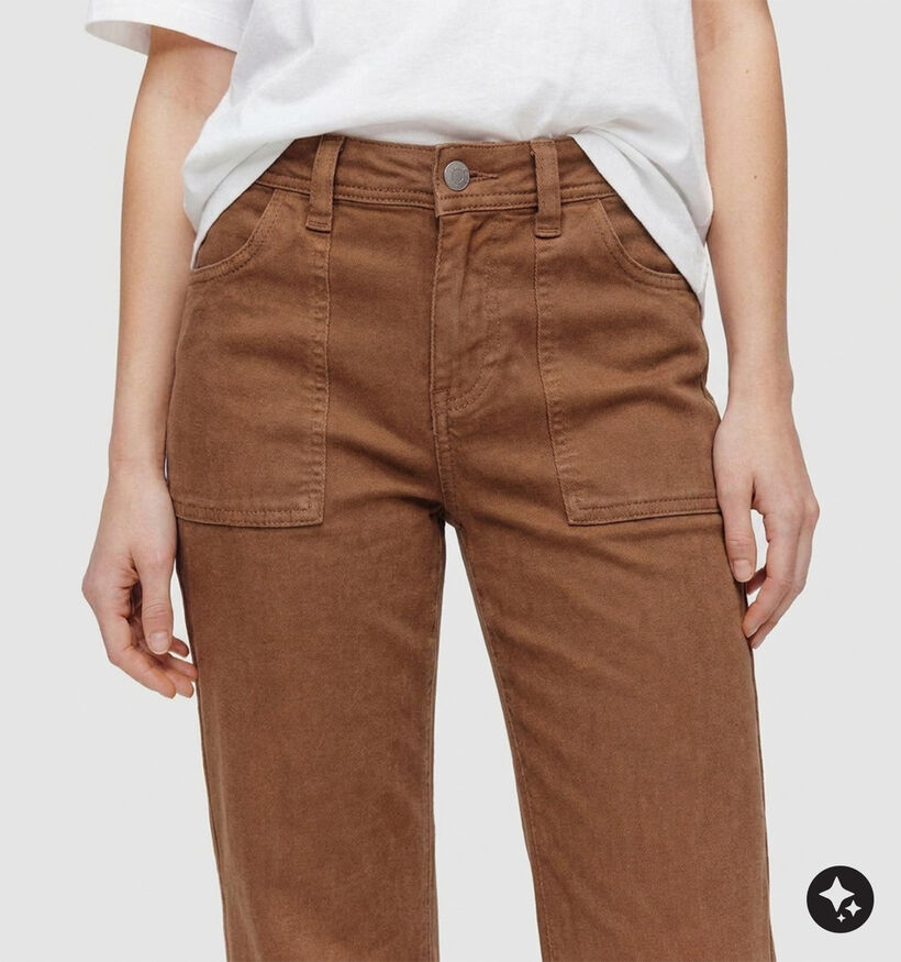 Desires Florence Pantalon classique en Brun fonc&eacute; pour femmes (379182)