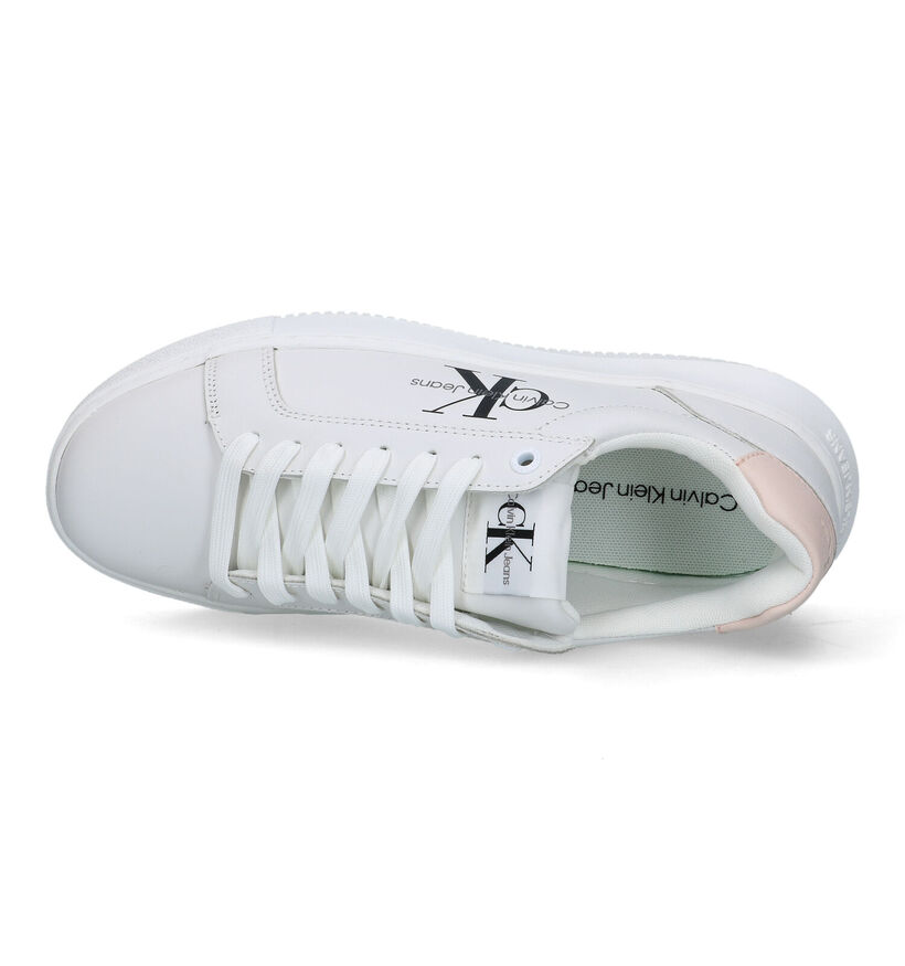 Calvin Klein Chunky Cupsole Baskets en Blanc pour femmes (318620)