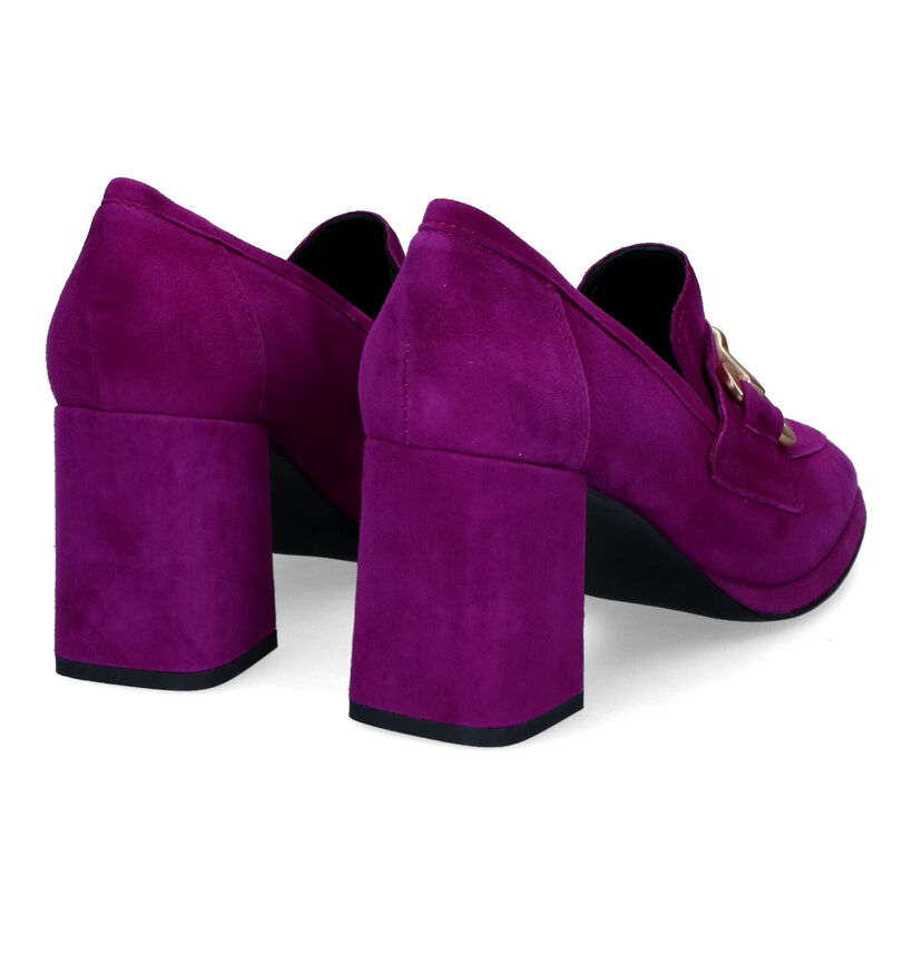 Signatur Escarpins montants en Violet pour femmes (325215)