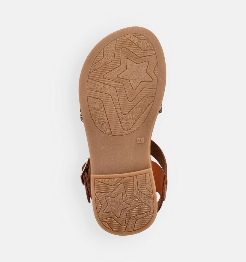 Milo & Mila Bruine Sandalen Glitter voor meisjes (372467)