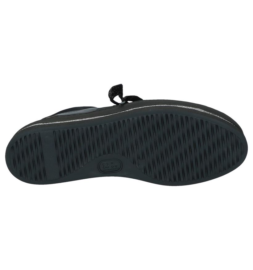 Maripé Zwarte Lage Sneakers in daim (230566)
