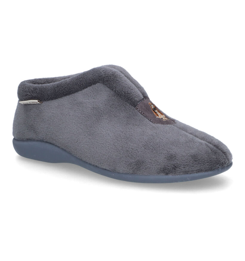 Hush Puppies Olifan Pantoufles en Gris pour femmes (345569)