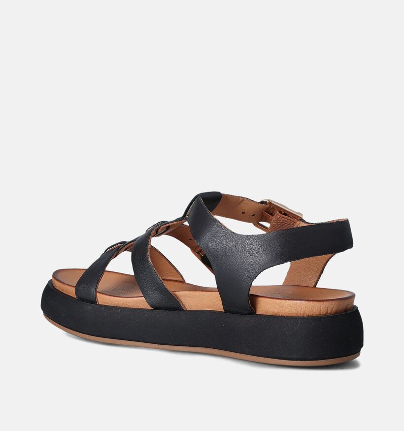 Inuovo Zwarte Sandalen voor dames (356455)