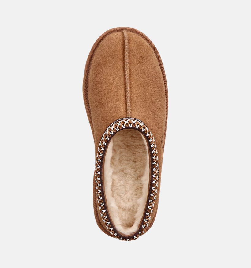 UGG Tasman II Chestnut Pantoufles en Cognac pour filles (377987)