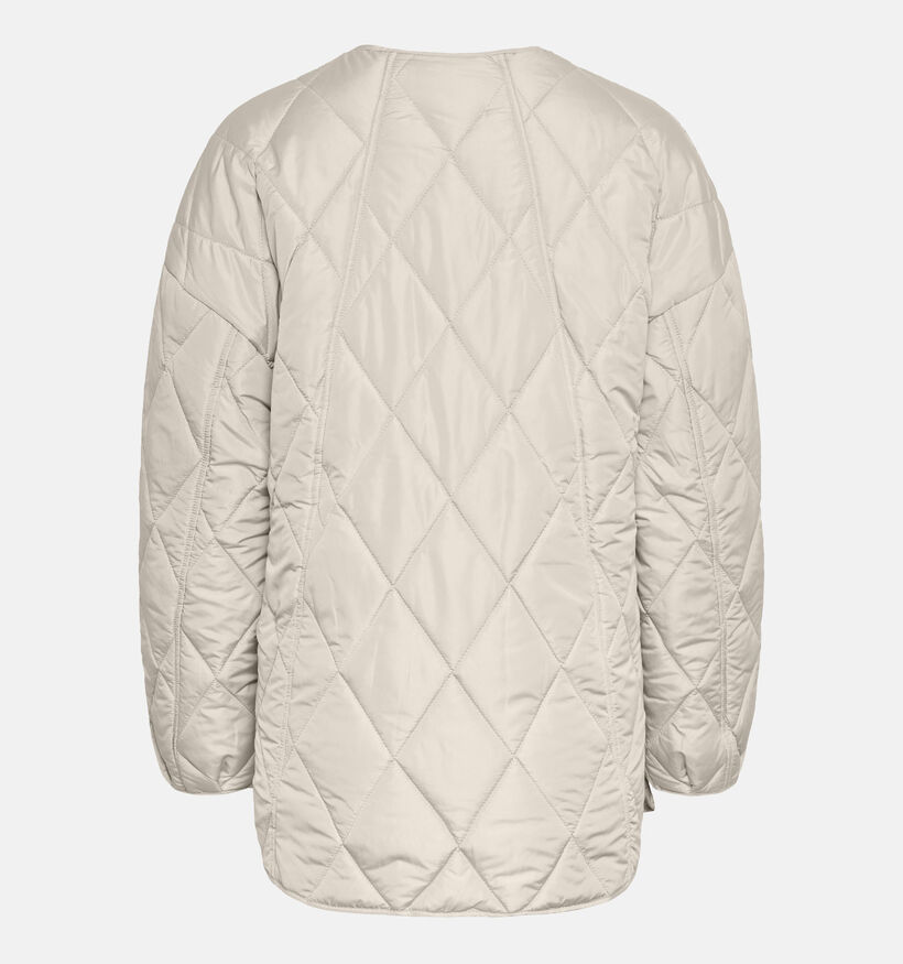 Pieces Stella Quilted Jacket Beige Jas voor dames (367053)