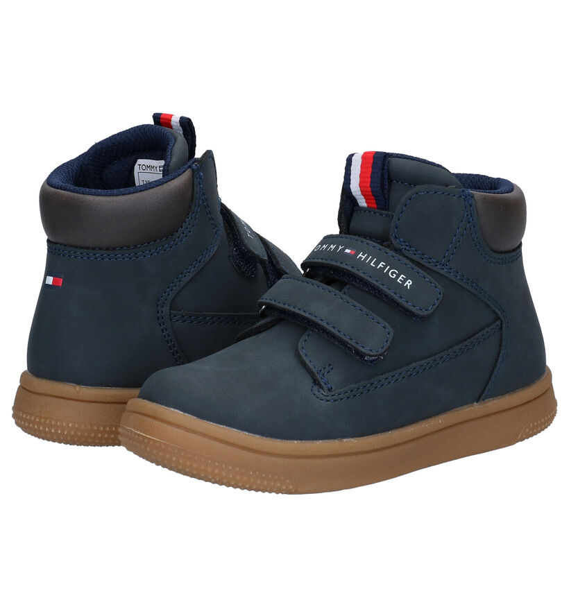 Tommy Hilfiger Chaussures hautes en Bleu en simili cuir (279909)