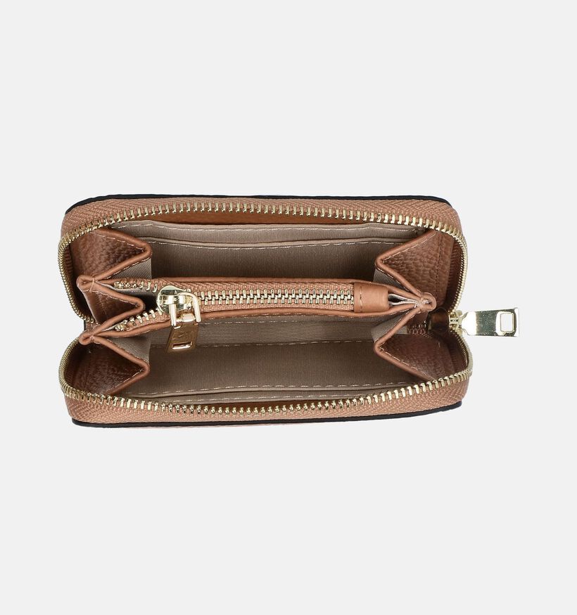 Crinkles Porte-monnaie zippé en Brun pour femmes (358075)