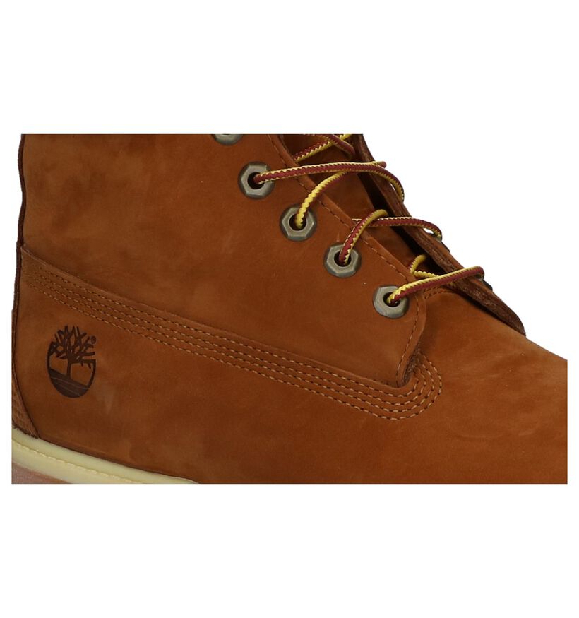 Timberland 6 Inch Premium Cognac Boots in nubuck (255586)