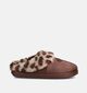 Torfs Home Donkerbruine Pantoffels voor dames (364842)