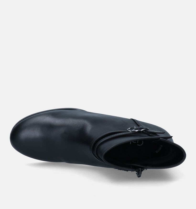 Gabor Best Fitting Bottines avec talon carré en Noir pour femmes (331230) - pour semelles orthopédiques