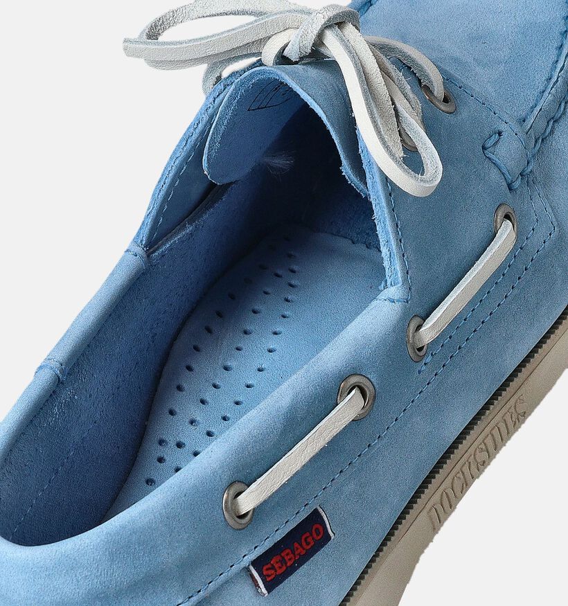 Sebago Portland Blauwe Bootschoenen voor dames (353690)