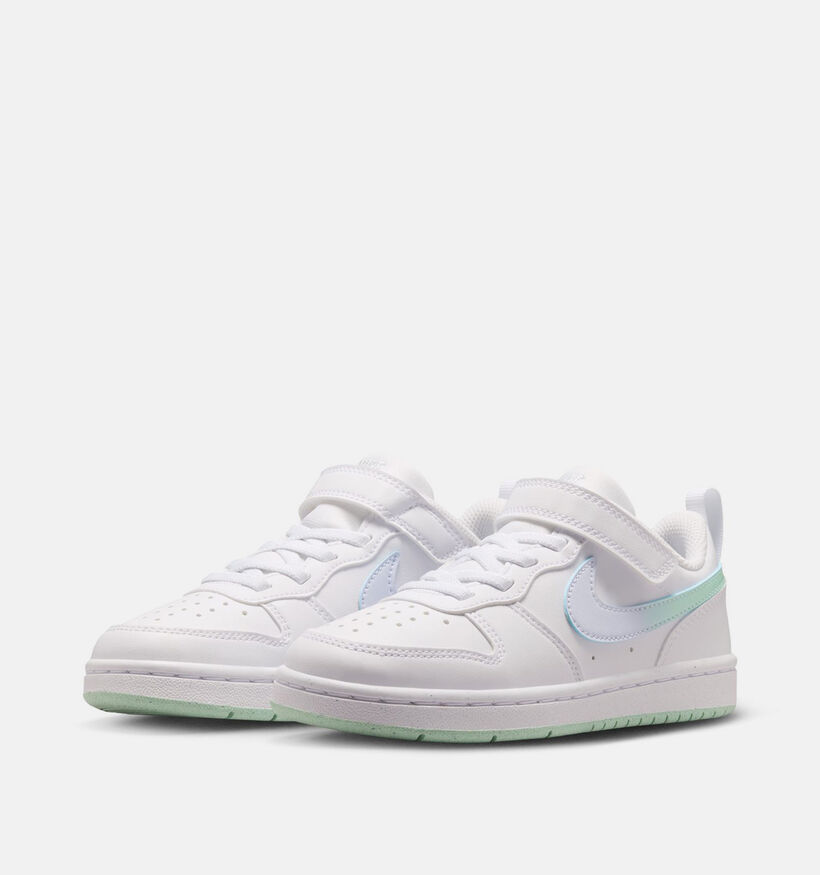 Nike Court Borough Witte Sneakers voor meisjes (376161)