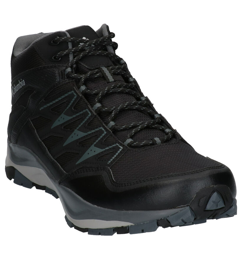 Columbia Wayfinder Outdry Zwarte Wandelschoenen in stof (252838)