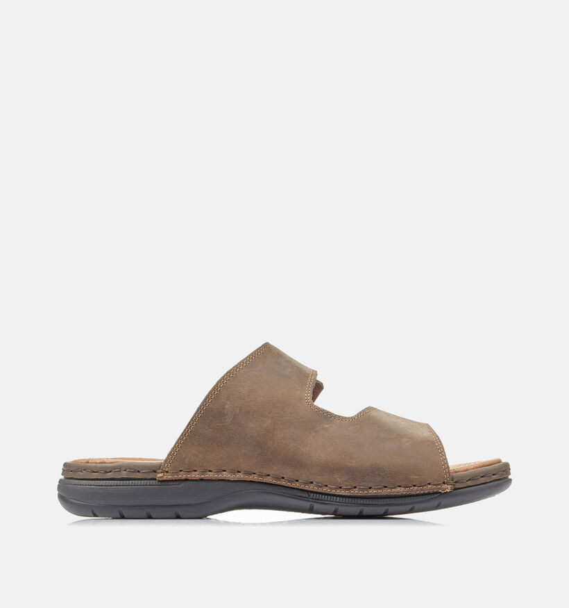 Rieker Bruine Slippers voor heren (354830)