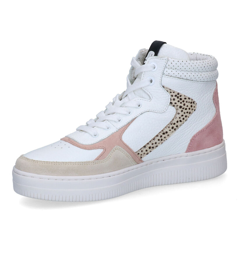 Maruti Mona Witte Hoge Sneakers voor dames (307891) - geschikt voor steunzolen