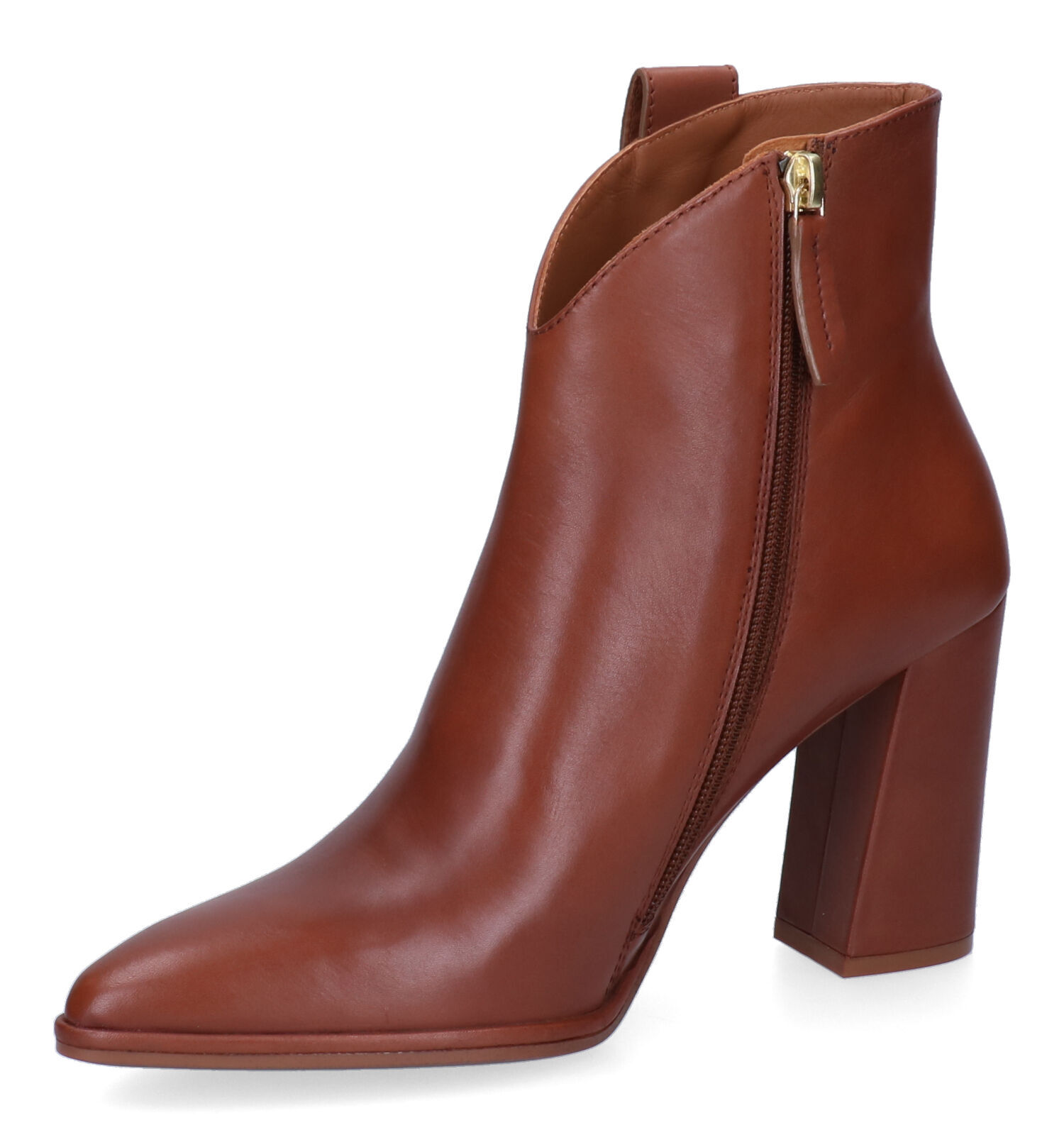 Bruno Premi Bottines talons en Cognac Femmes Bottines en