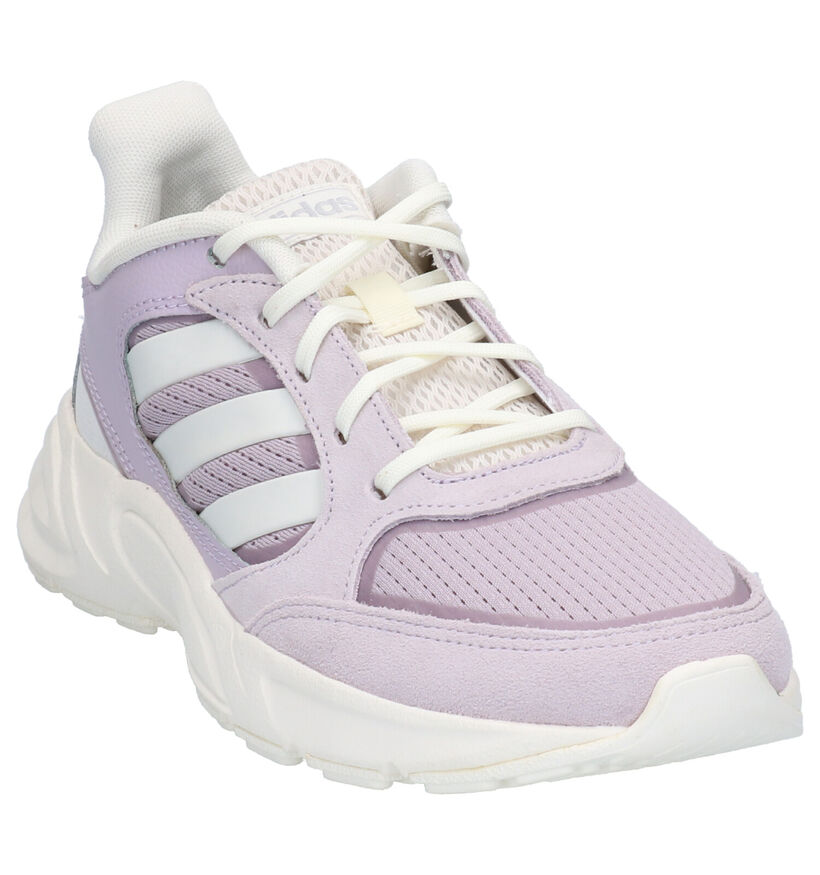 adidas 90S Valasion Baskets en Bleu en daim (261512)