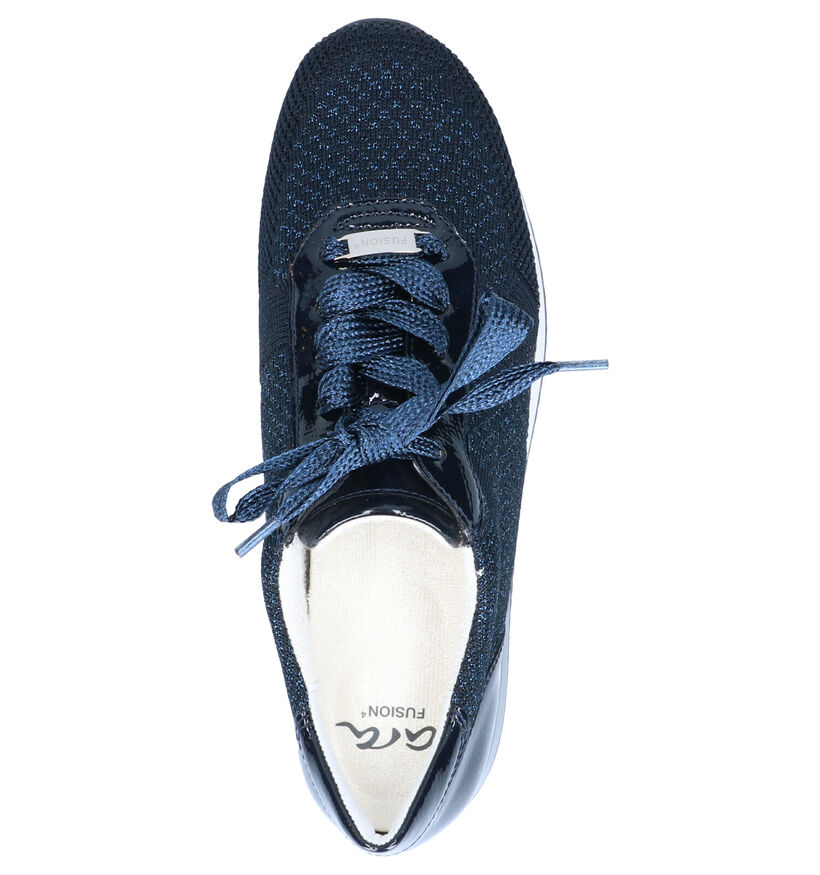 Ara Lissabon 2.0 Chaussures à lacets en Bleu en simili cuir (272298)
