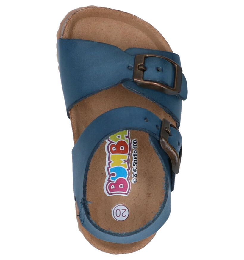 Bumba Beasy Sandales en Bleu en cuir (273235)