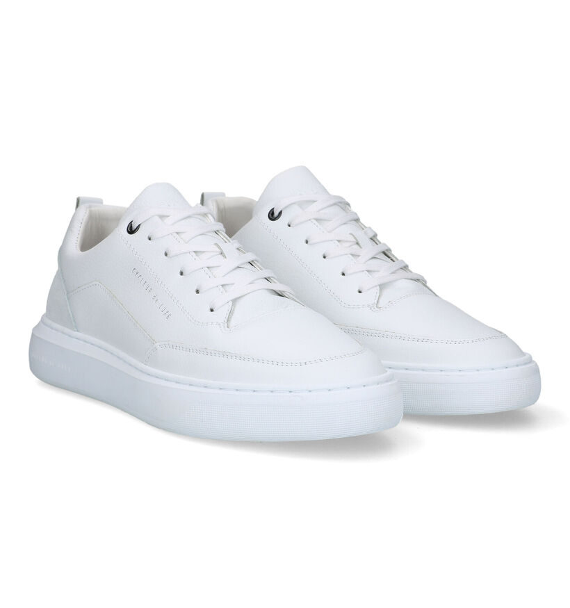 Cycleur de Luxe Roubaix Chaussures à lacets en Blanc pour hommes (340780) - pour semelles orthopédiques